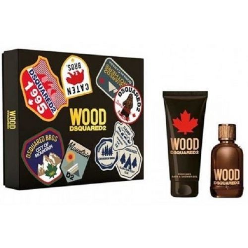DsQuared  Wood M Set - EdT 100 ml + sh/gel 150 ml /2018
