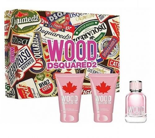 DsQuared  Wood W Set - EdT 50 ml + b/lot 50 ml+ sh/gel 50 ml /2018