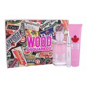 DsQuared  Wood W Set - EdT 100 ml + sh/gel 100 ml + Purse /2018