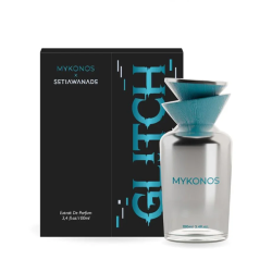 Mykonos Glitch унисекс парфюмен екстракт 100 ml с озонови нотки, водни акорди, джинджифил, мускус и ванилия